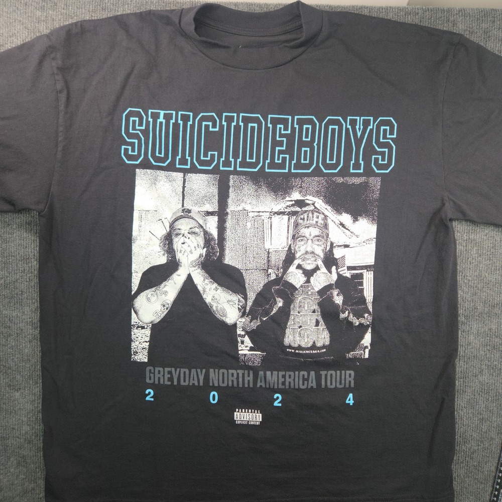 Suicideboys Greyday Tour 2024 T-Shirt Mens XL Black G59 Records Rap Tee Graphic